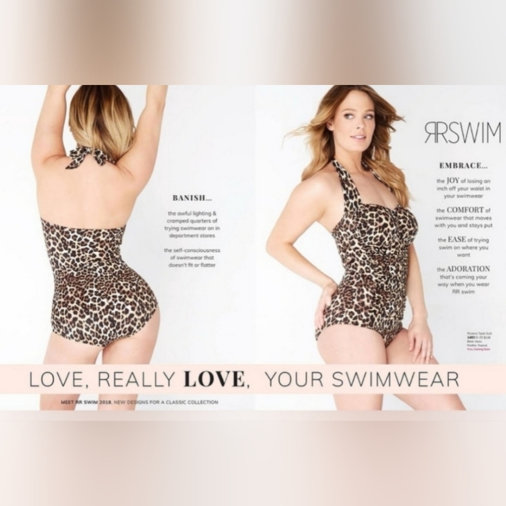 Ruby Ribbon 🎀 Size 8 Riviera Swimsuit - Picture 2 of 5